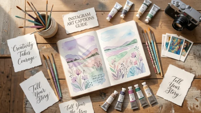 art captions for instagram