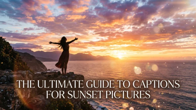 captions for sunset pictures