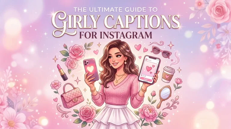 girly captions for instagram