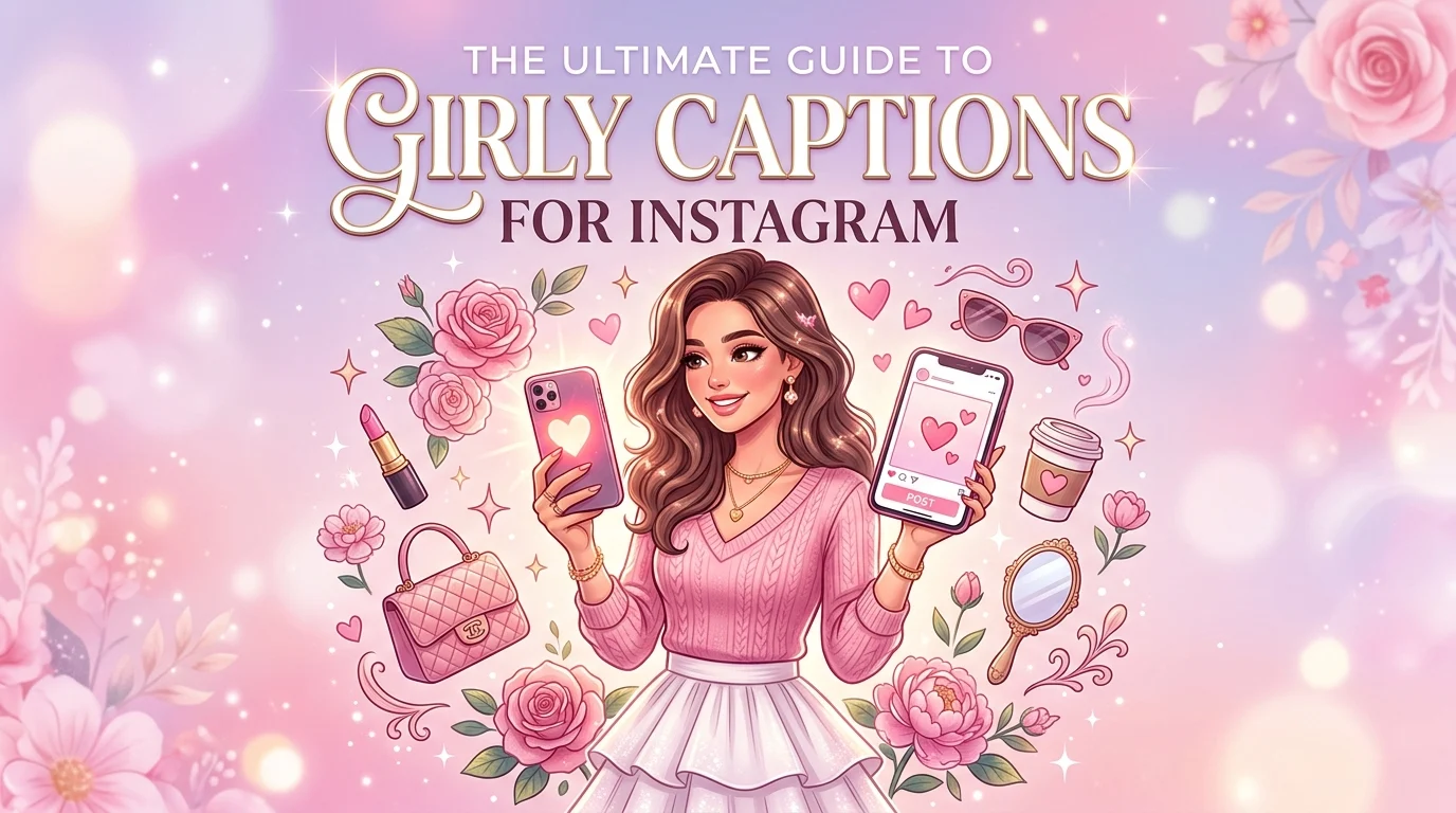 girly captions for instagram
