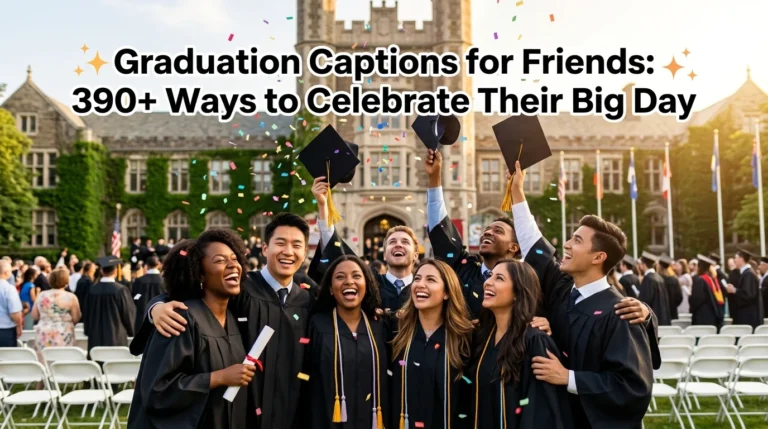 graduation captions for friends