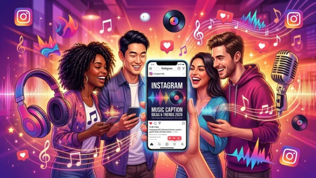 music captions for instagram