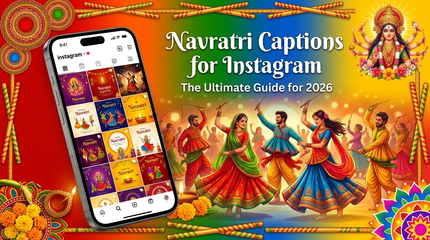 navratri captions for instagram