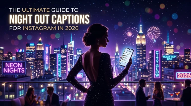 night out captions for instagram