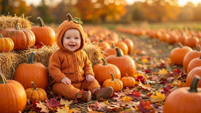 Pumpkin Captions for Baby