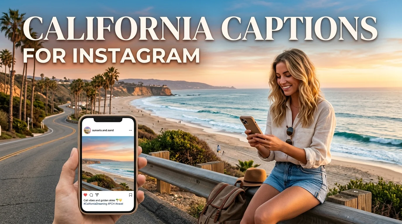 California Captions for Instagram