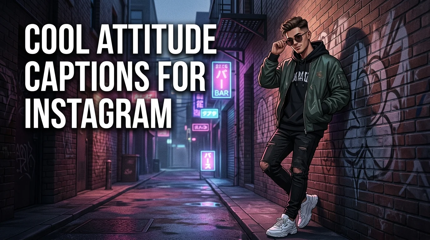 short attitude captions for instagram