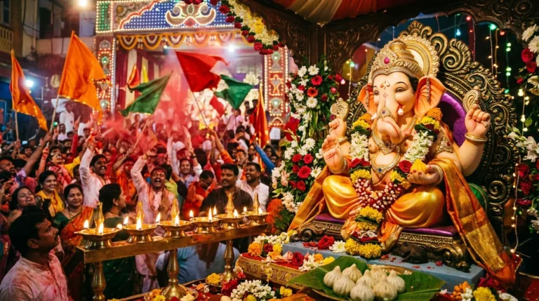bappa caption in marathi