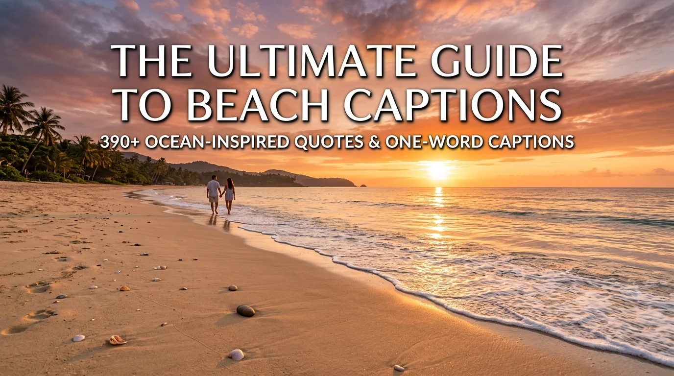 captions for beach post