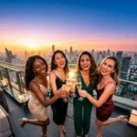 captions for girls night out