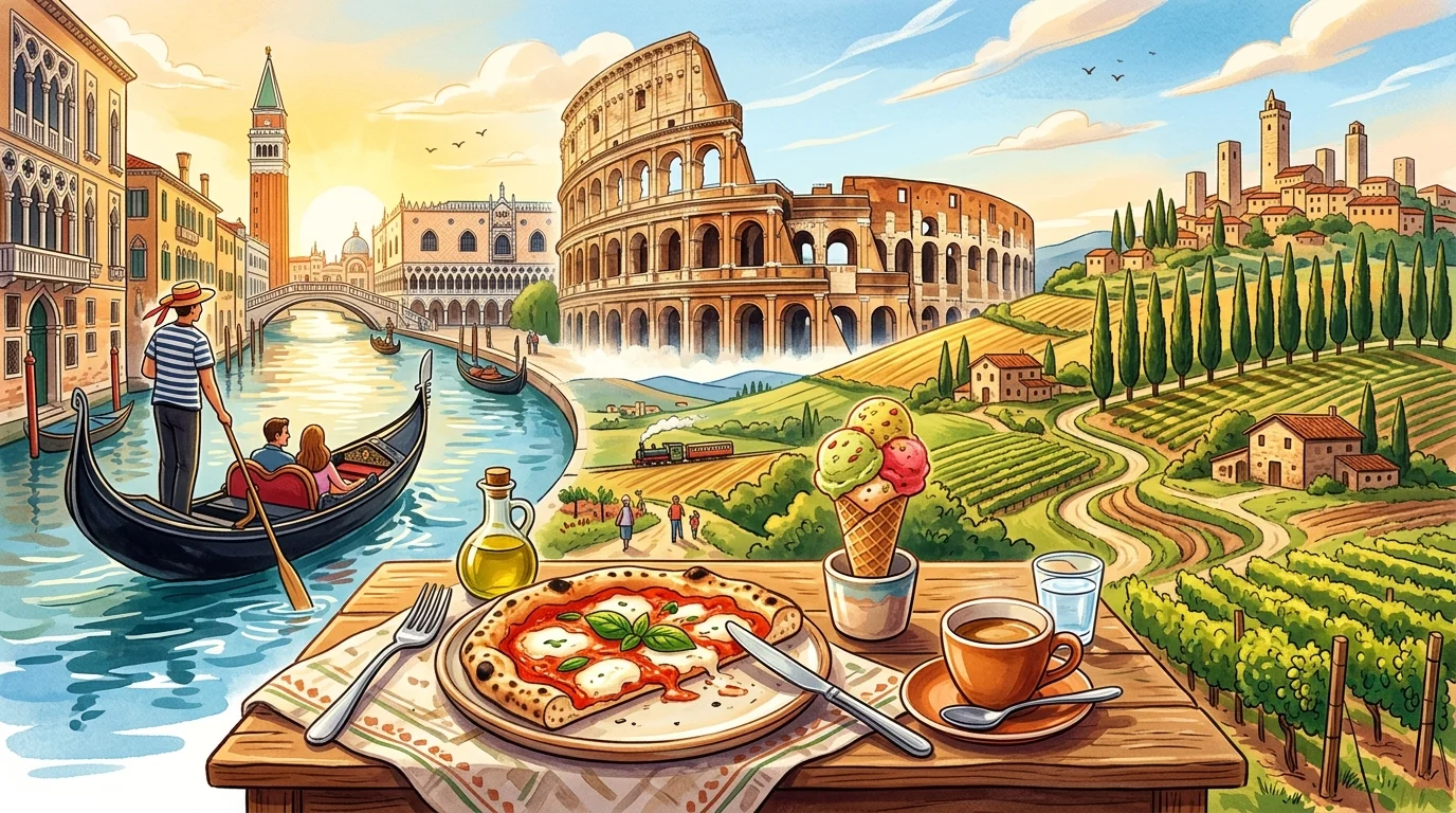 captions for italy trip
