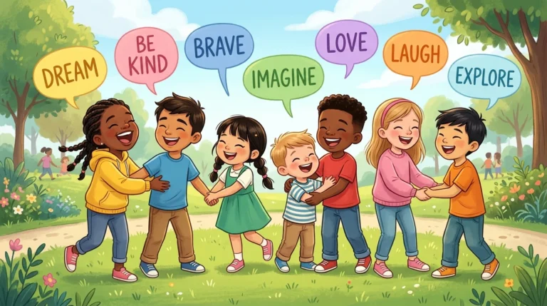 captions for kids