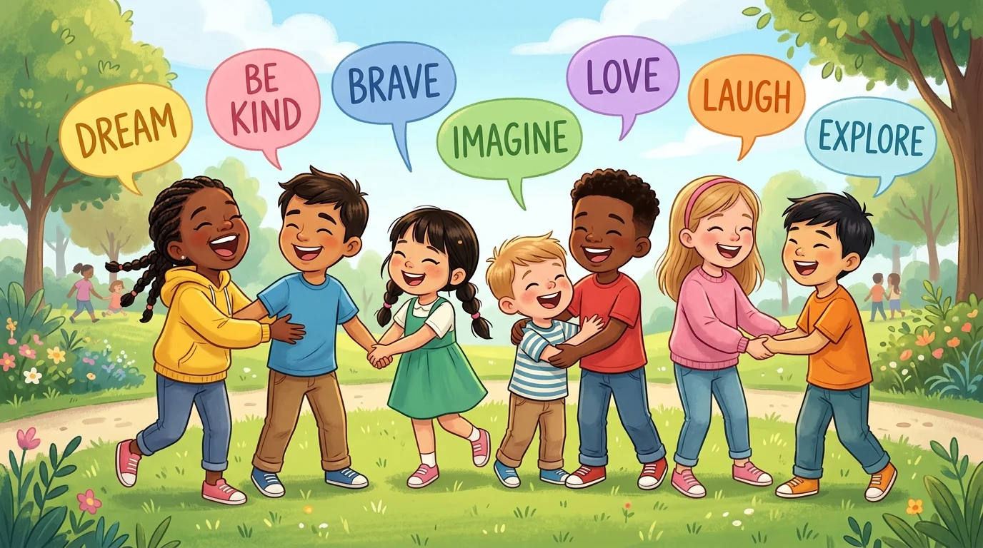 captions for kids
