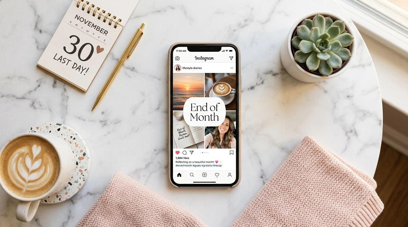 end of month captions for instagram