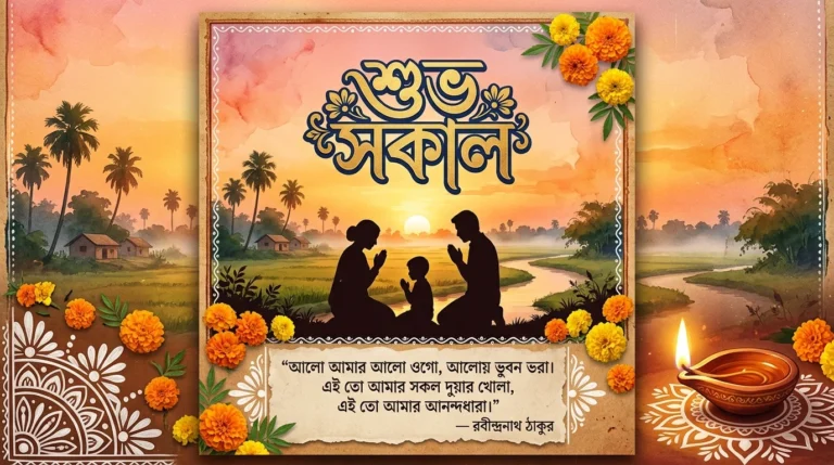 good morning caption in bengali