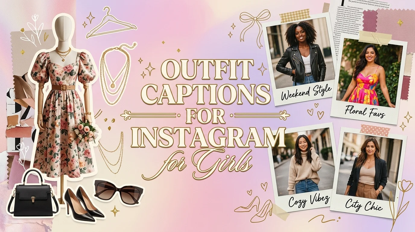 outfit captions for instagram for girl