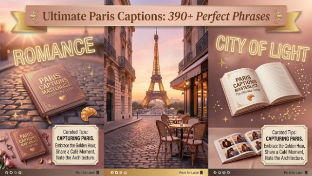 paris captions for instagram