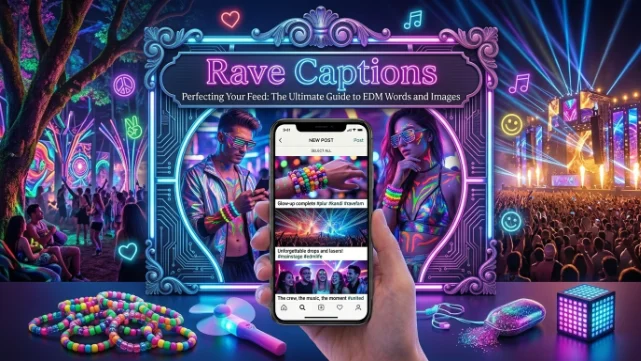rave captions for instagram