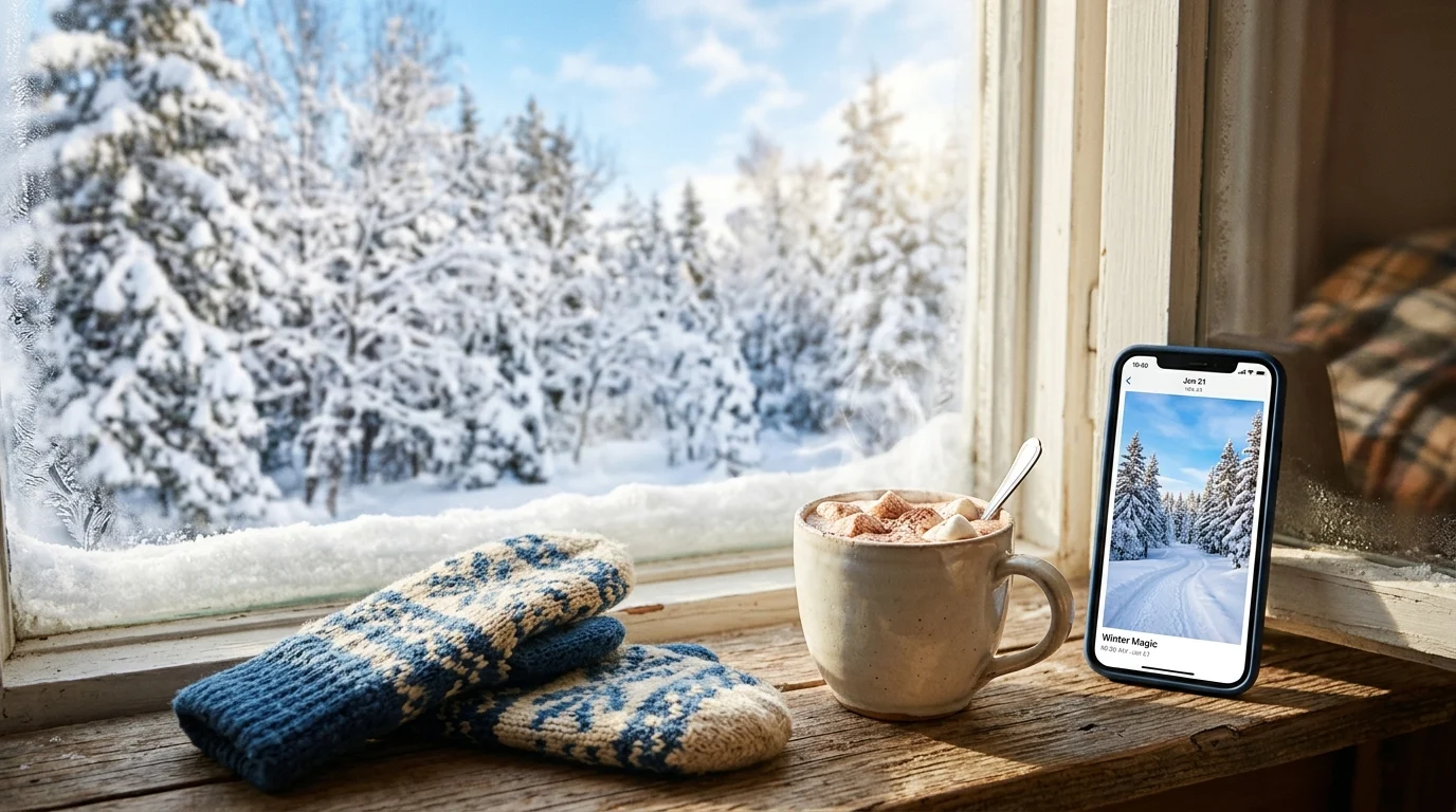 snow day captions for instagram