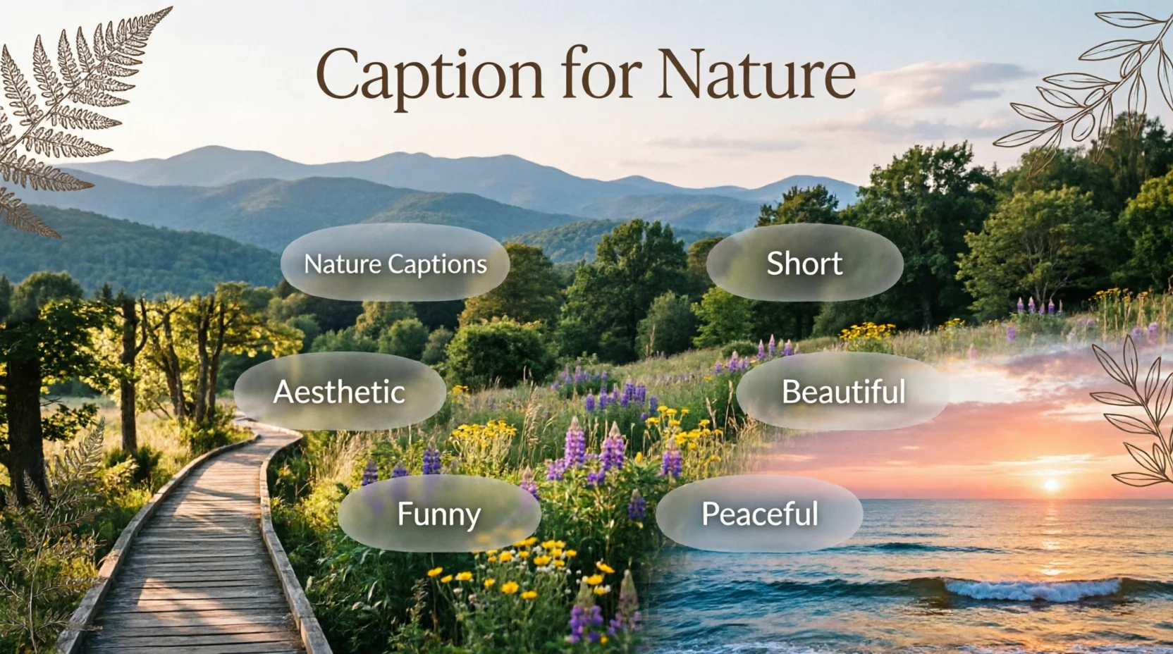 caption for nature