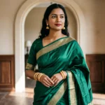 caption for saree post
