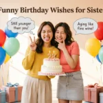 funny birthday wishes for sister