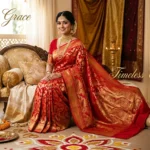 saree captions aesthetic