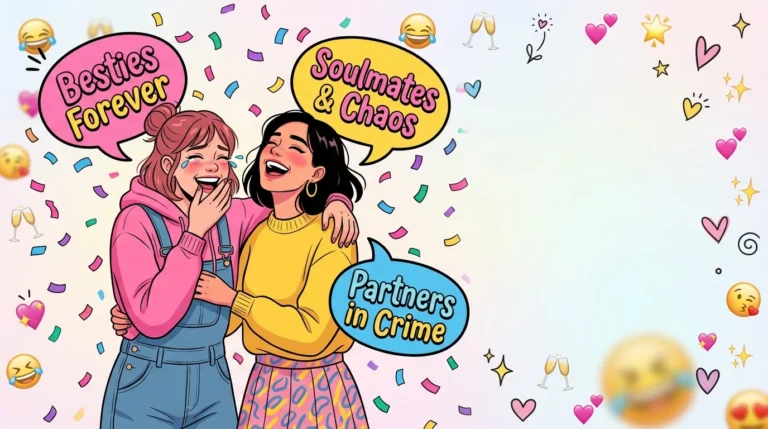 short funny captions for best friend