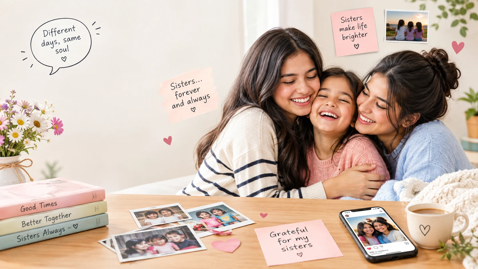 sister love captions